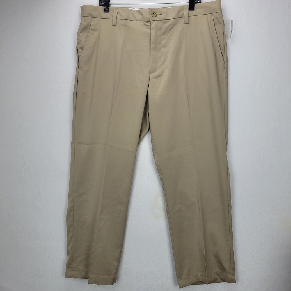 Amazon Essentials Pants Men's  38W‎ x 28L Khaki Brown Tan Classic
